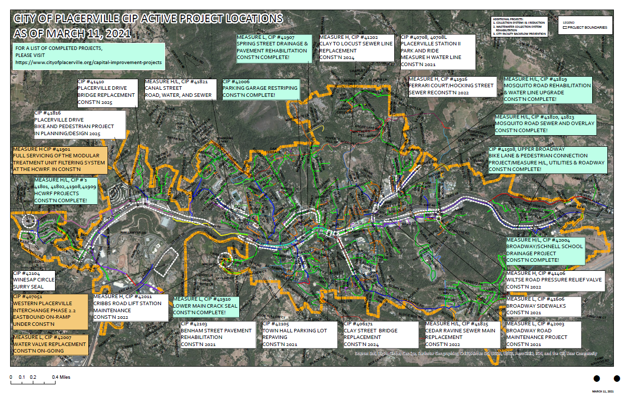 City Of Placerville California - Capital Improvement Projects